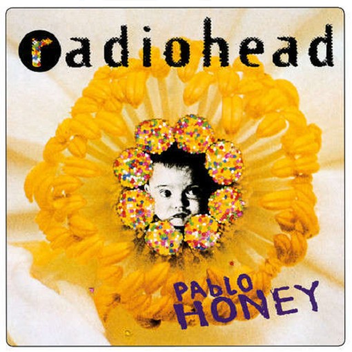 Radiohead Pablo Honey LP vinyl sleeve front cover with XL Recordings label and album artwork