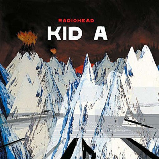Radiohead Kid A 2LP vinyl sleeve with abstract cover art XL Recordings 2016 reissue