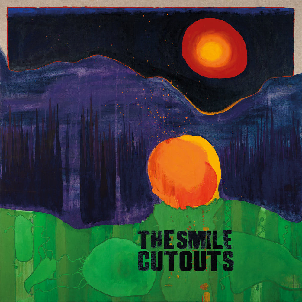 The Smile Cutouts black vinyl LP with sleeve art showing tracklist and XL Recordings label