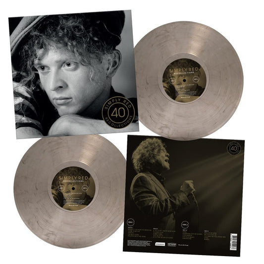 Simply Red RECOLLECTIONS (LIMITED CRYSTAL CLEAR & BLACK MARBLE COLOURED VINYL)