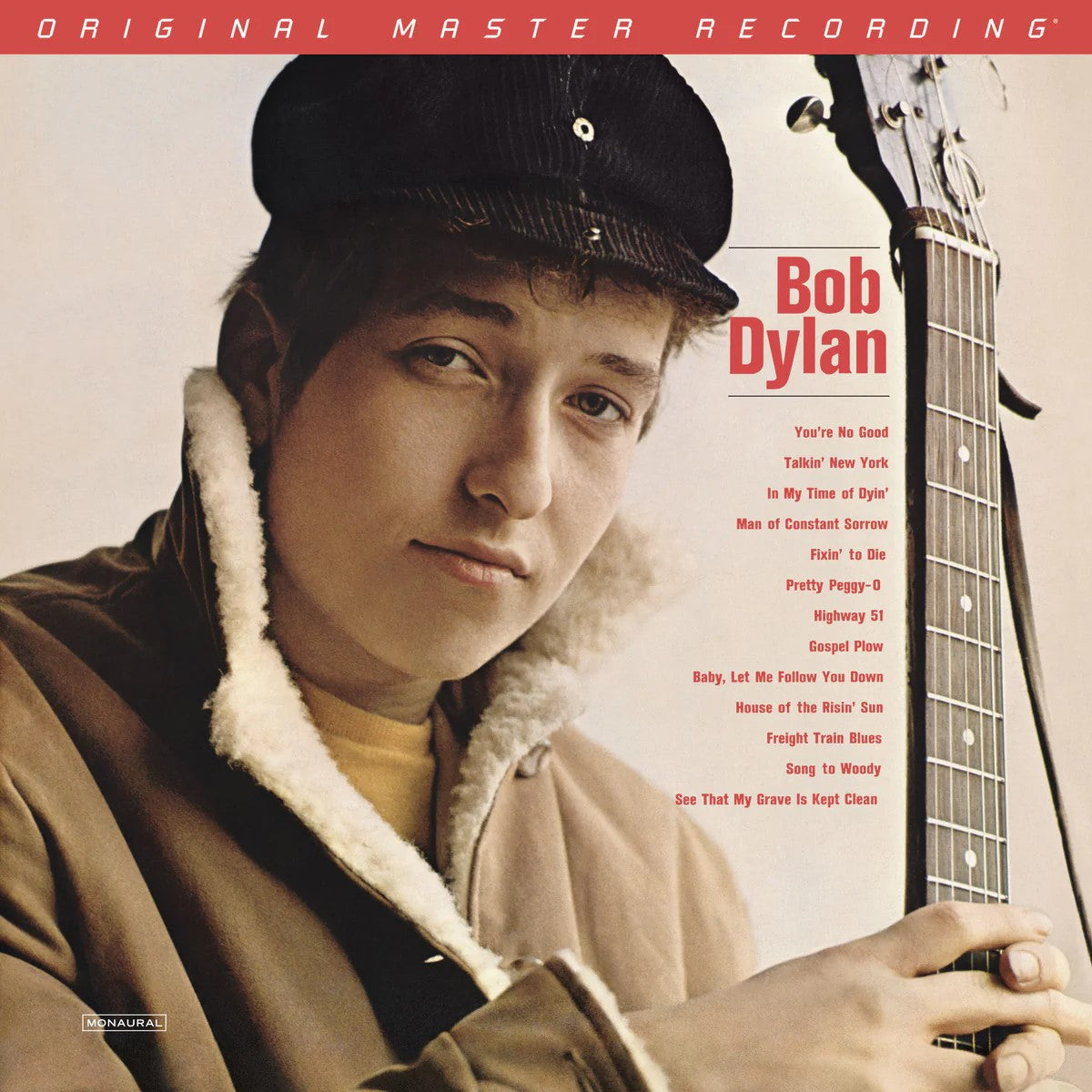 MoFi Bob Dylan 1962 mono LP 180g SuperVinyl housed in Stoughton jacket numbered edition 33RPM