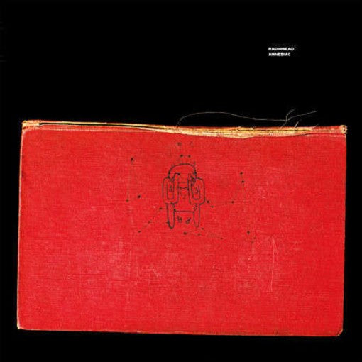 Radiohead Amnesiac 2LP vinyl with front album artwork and two vinyl discs in outer sleeve
