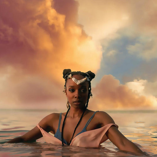 Jamila Woods Heavn CD jewel case front cover with artist portrait and Jagjaguwar label