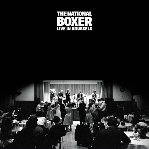 Boxer vinyl LP by The National 10-track sleeve showing printed tracklist and production credits