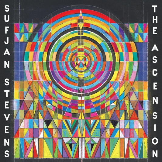 Sufjan Stevens The Ascension limited edition clear 2LP vinyl with jacket and 16-page booklet visible