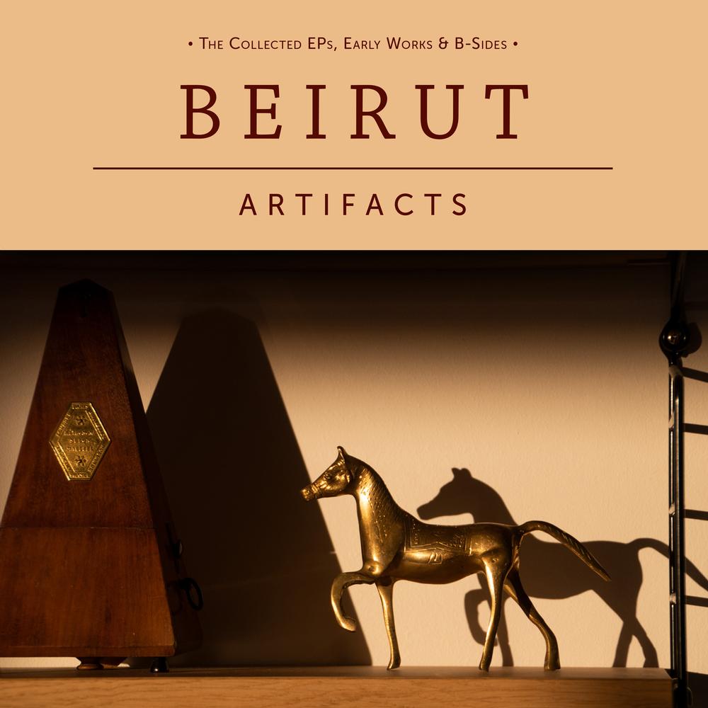 Beirut Artifacts 2LP double vinyl with album cover and included liner notes visible