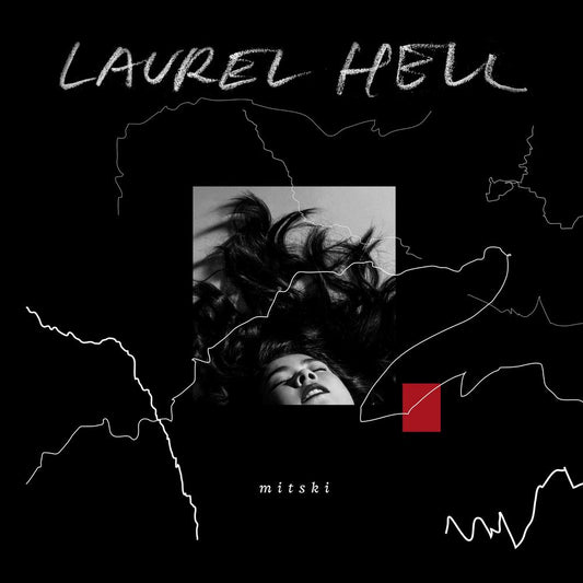 Mitski Laurel Hell opaque grey 12-inch vinyl LP with sleeve artwork and visible grey disc