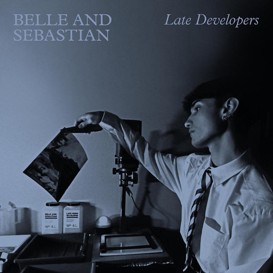 Belle and Sebastian Late Developers LP vinyl cover with band name and colorful illustration