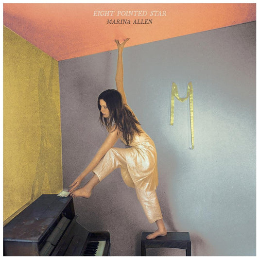 Marina Allen Eight Pointed Star LP sleeve with muted portrait artwork serif title and Fire Records label