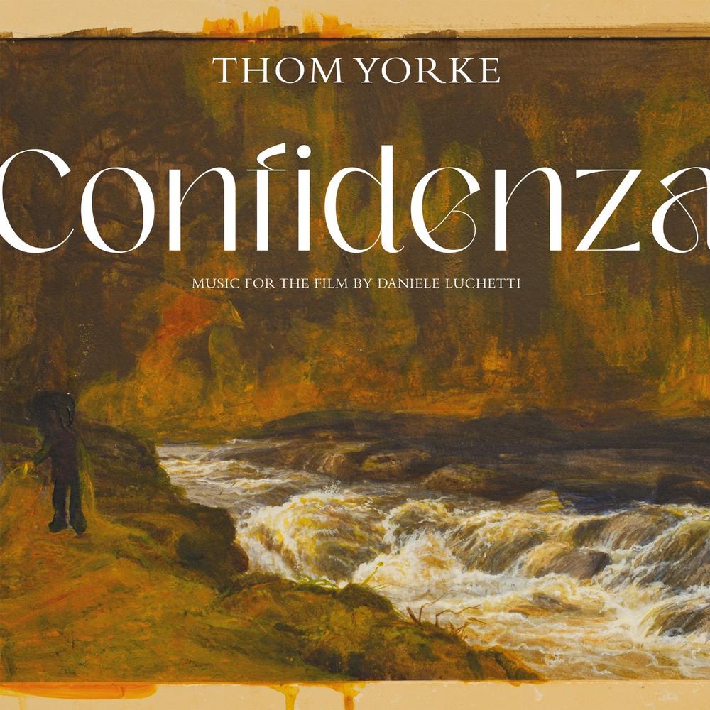 Thom Yorke Confidenza cream vinyl LP sleeve with cream vinyl disc and XL Recordings label visible