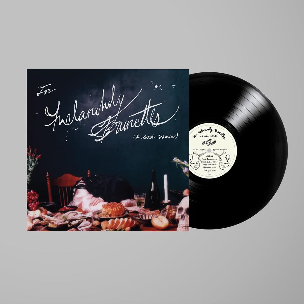 Japanese Breakfast For Melancholy Brunettes vinyl LP front sleeve with album title and artist name