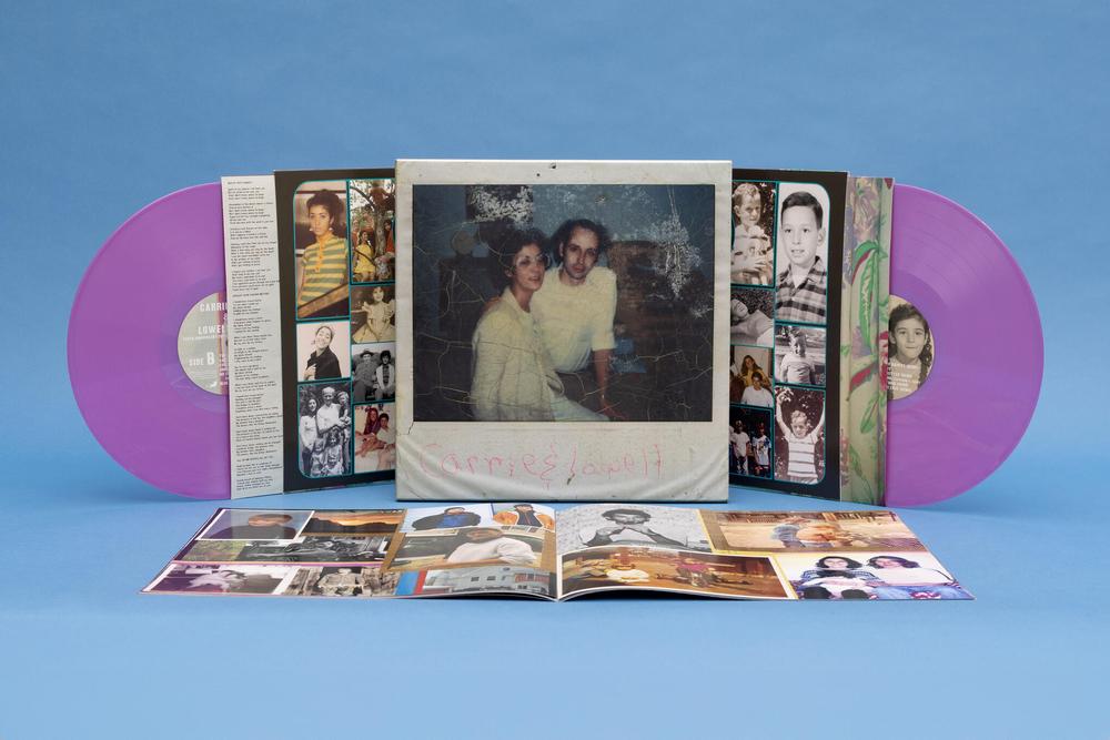 Sufjan Stevens Carrie & Lowell 10th Anniversary violet 2LP gatefold with two purple records and 40-page booklet