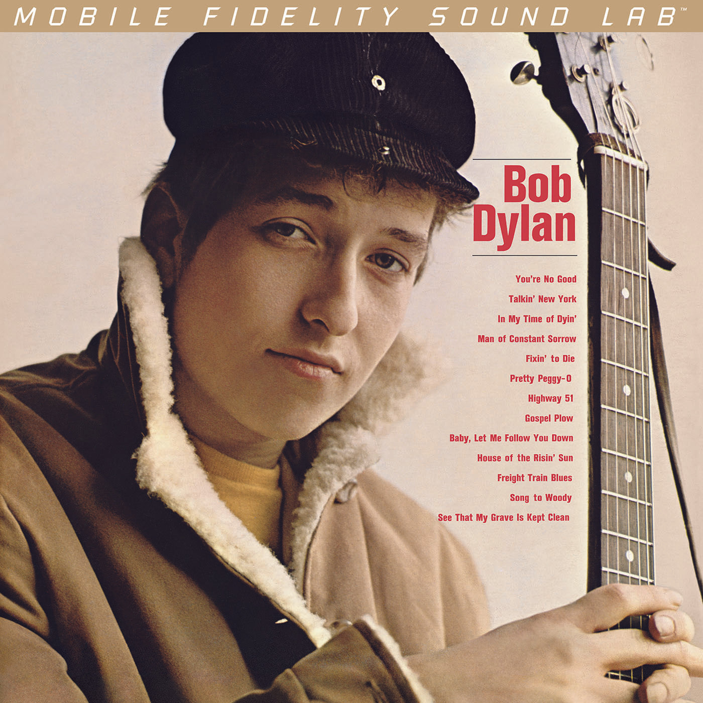 MoFi Bob Dylan Mono 2LP 180g numbered limited edition sleeve with Mobile Fidelity logo and two black vinyl discs