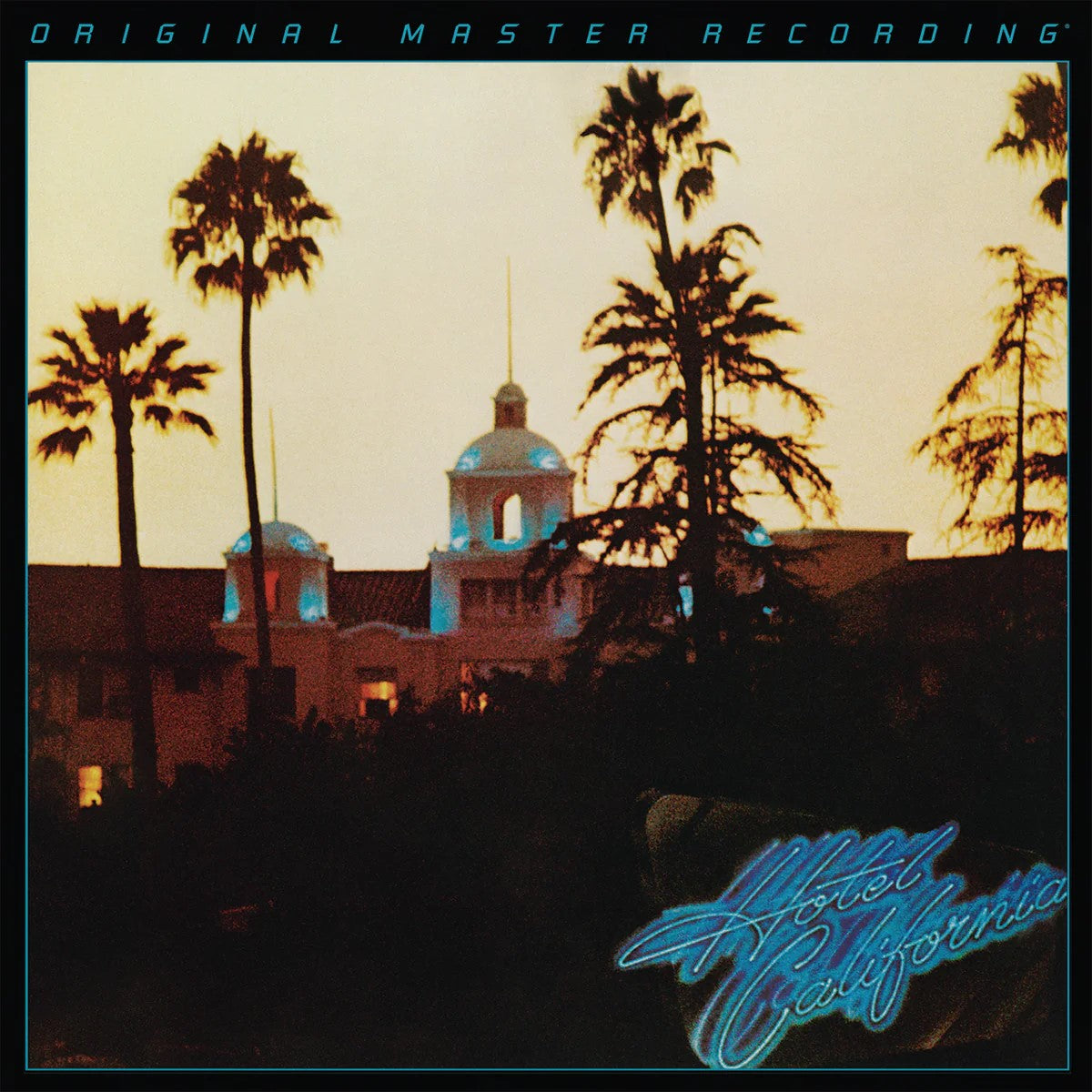 MoFi Eagles Hotel California SACD disc and numbered sleeve showing Mobile Fidelity label