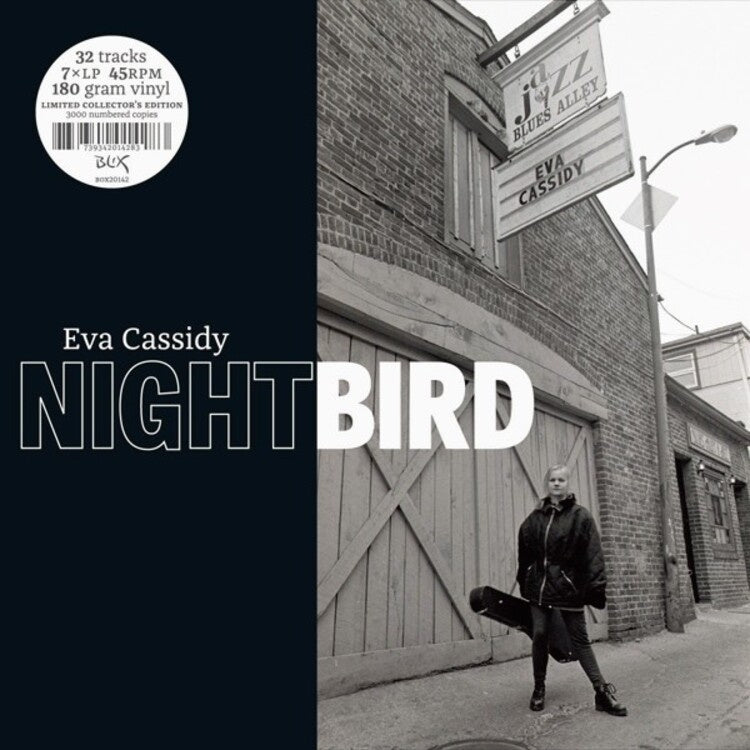 Eva Cassidy Nightbird 7x45 RPM 180g LP box set with seven heavyweight black vinyl discs and fold-out box